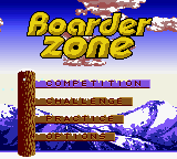 Boarder Zone (USA) Title Screen